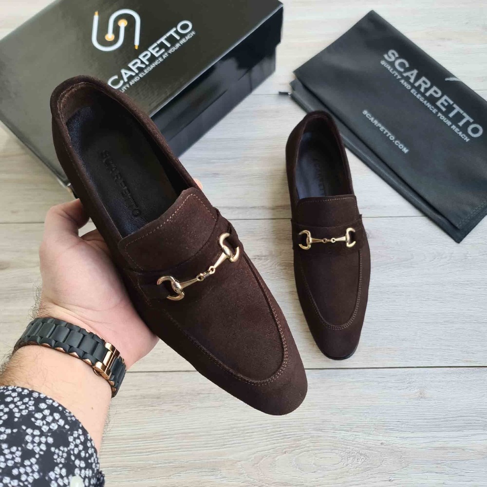 Leather Loafer with Hand-stitched Sole